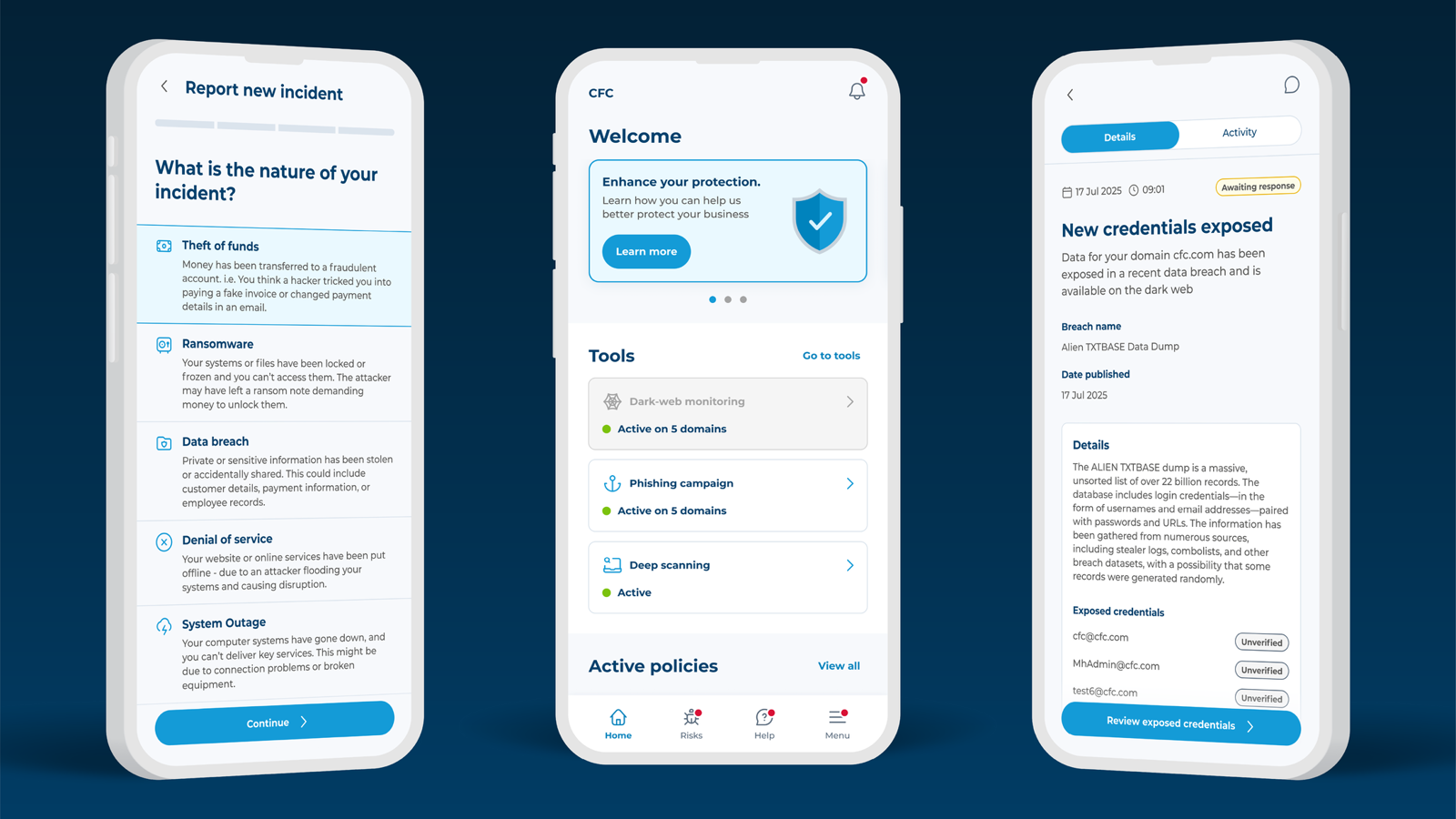link to CFC Response app: Help your clients get more from their policy