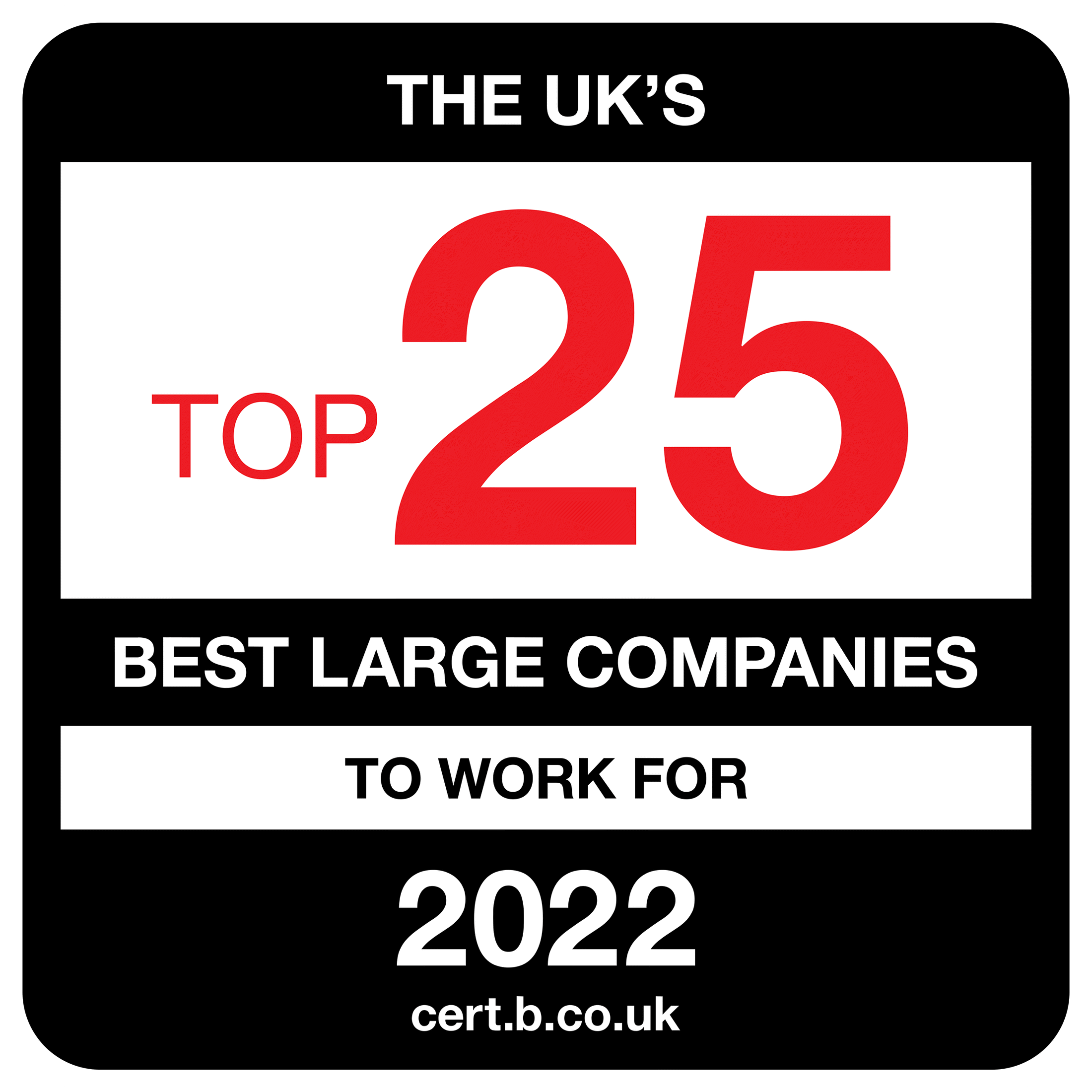 2022 Top25 Best Large Companies